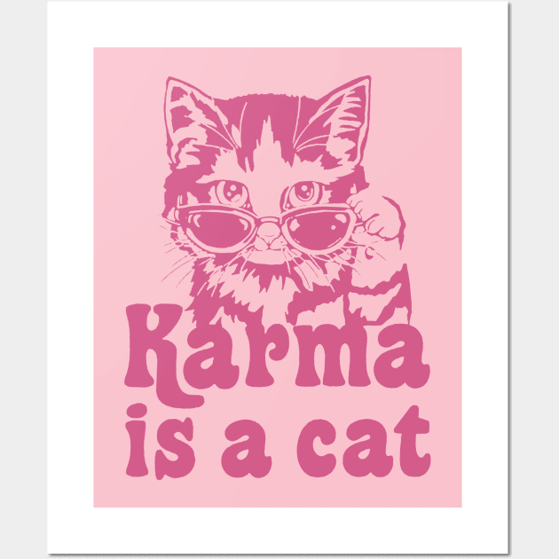 Karma is a Cat Wall Art by MasutaroOracle